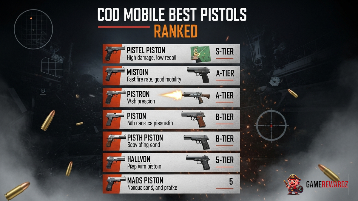 COD Mobile Best Pistols Ranked